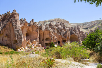 Beautiful view of Zelve open air museum, Cappadocia - 770824855