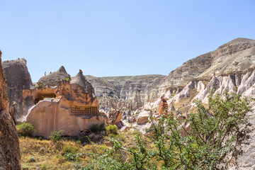 Beautiful view of Zelve open air museum, Cappadocia - 770825028