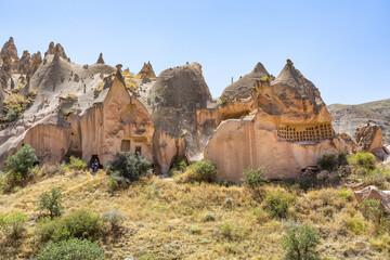 Beautiful view of Zelve open air museum, Cappadocia - 770825424