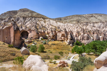 Beautiful view of Zelve open air museum, Cappadocia - 770825823