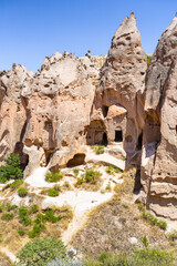 Beautiful view of Zelve open air museum, Cappadocia - 770826029