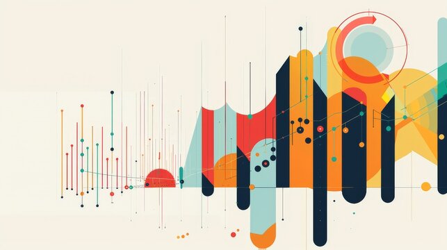 Impact of inflation on savings and investments, data visualization showing purchasing power over time low noise
