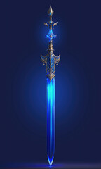 Fototapeta premium a stunning magic sword