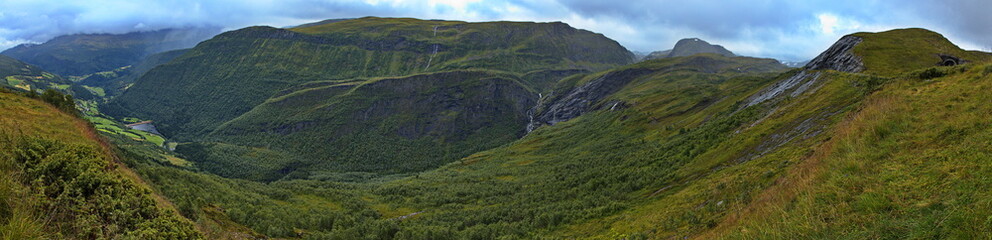 Landscape at Vikafjell in Norway, Europe
