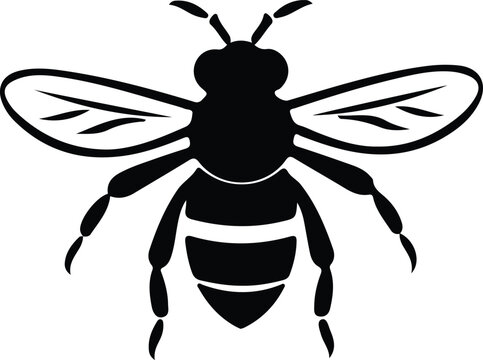 honey bee silhouette