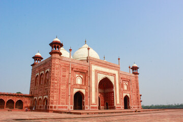 Taj Mahal mosque. Agra, India