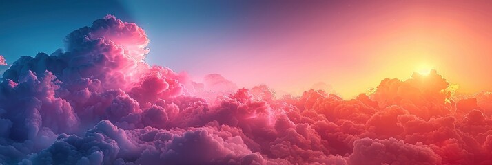 Soft Cloudy Gradient Pastelabstract Sky, Background HD, Illustrations
