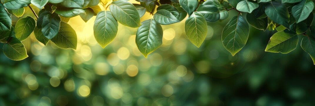 Spring Background Green Leaves, Background HD, Illustrations