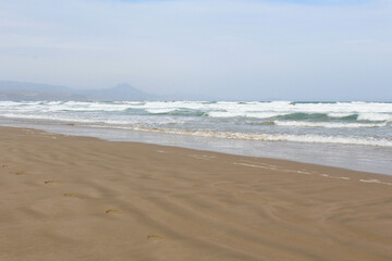 beach and sea, waves on the beach, 