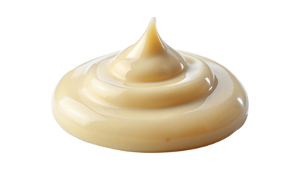 Handful of mayonnaise. isolated on Transparent background.
