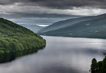 Fototapeta premium A view of Loch Ness in Scotland