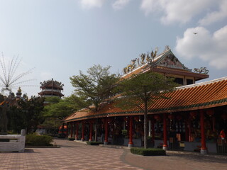 A temple for worshiping and praying for blessings from the Chinese gods.