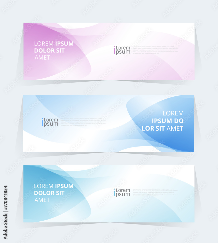 Canvas Prints geometric banner design with vector presentation template.