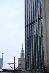 Fototapeta na wymiar Warsaw city view