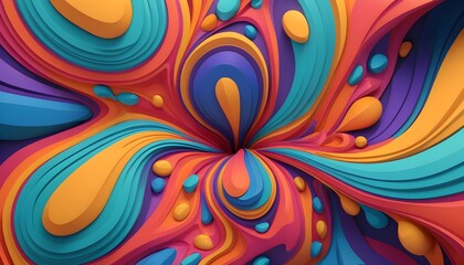 Multicolored background with organic pattern. Colorful art illustration