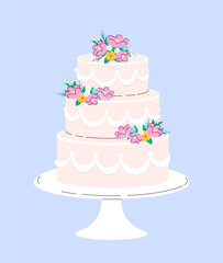 Wedding element vector concept