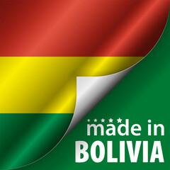 Made in Bolivia graphic and label.