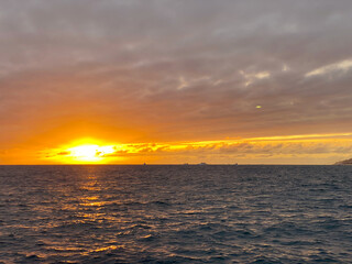 Obraz premium sunset over the sea