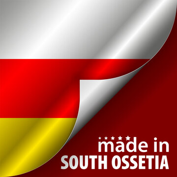 Made in South Ossetia graphic and label.
