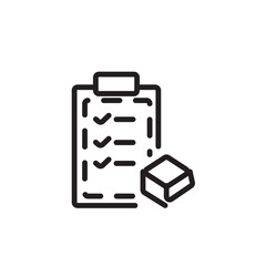 Box Order Package Line Icon