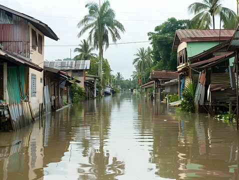Flooding aftermath, community resilience, rebuilding lives