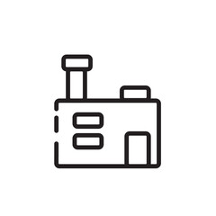 Product Factory Building Line Icon