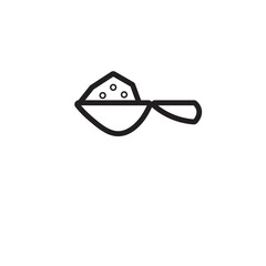 Beans Coffee Factory Line Icon