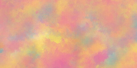 abstract Warm yellow watercolor beautiful hues of yellow gold pink and purple in hand painted watercolor background ,