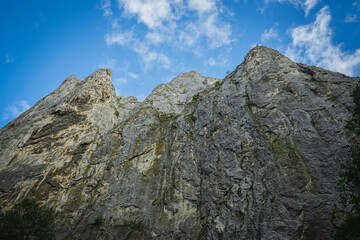 landscape with blue sky, Cheile Turenilor