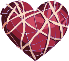bandaged heart