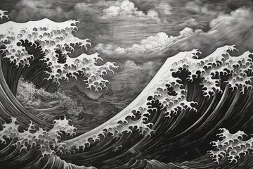 Majestic Waves: A Mesmerizing Seascape