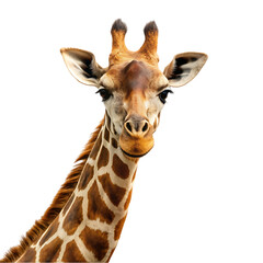 Obraz premium closeup shot of a cute giraffe
