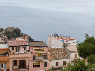 views from Castelmola, Sicily, Italy