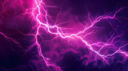 Electrical Storm in purple Neon