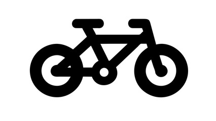 bicycle icon isolated on white background vector illustration