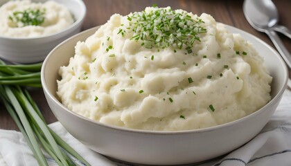a-bowl-of-creamy-cauliflower-mashed-potatoes-to-upscaled_3 - obrazy, fototapety, plakaty