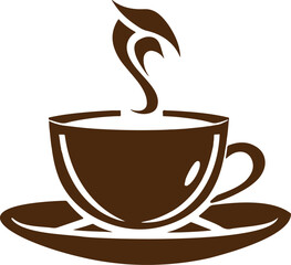 Cup of Coffee and Chocolate: A Warm Morning Beverage in Vector Illustration