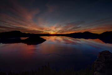 Dawn At Crater Lake 1