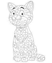 Dot Coloring Page For Kids