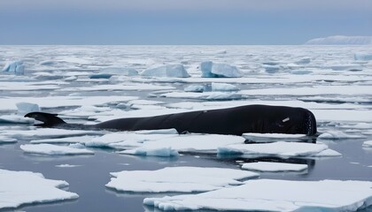 a-bowhead-whale-breaking-through-thick-sea-ice-
