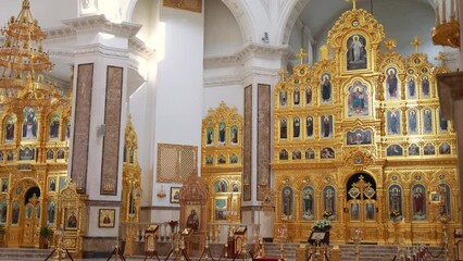 Church of Saints Peter and Fevronia. Church of Donbass. Donetsk March 29, 2024.