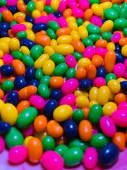 Fototapeta na wymiar colorful Candy on the table