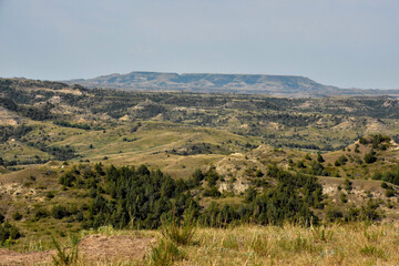 Fototapeta premium Gorgeous Views of a the Landscape in North Dakota