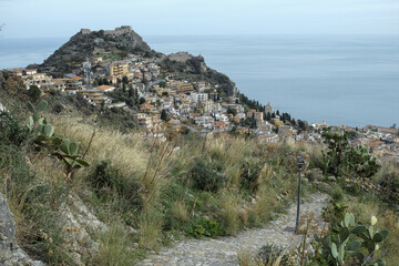 views from Castelmola, Sicily, Italy - 770882814