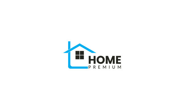 Home vector logo template for real estate company.