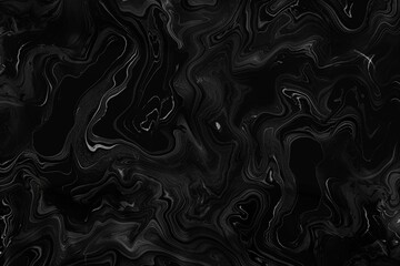 Abstract Black Background With Marbled Texture Pattern in Elegant Fancy Design.