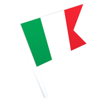 italy flag 3d icon transparent png