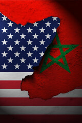America and morocco relationship vertical banner. America vs morocco.