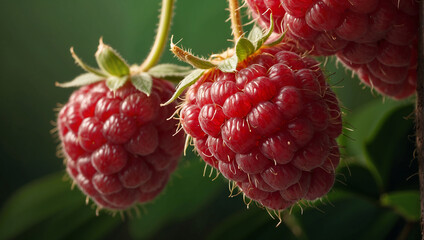 Raspberry Fruit in a beautiful look 