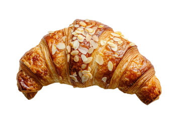 croissant isolated on transparent background
